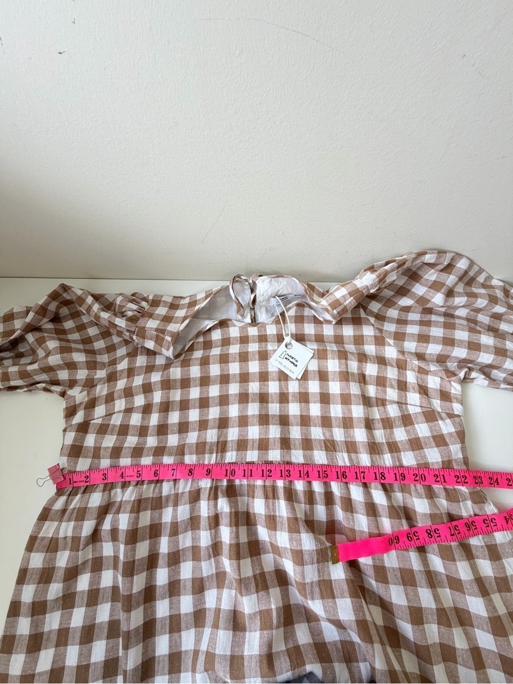 North Kinder Gingham Jilly Dress Size XL - Picture 11 of 12